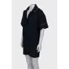 Straight cut dress with collar