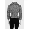 Short coat with buttons
