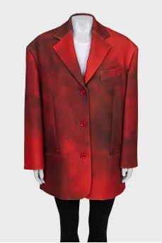 Oversized Gradient Blazer