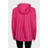 Tapered pink windbreaker