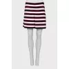 Striped skirt with tag