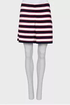 Striped skirt with tag