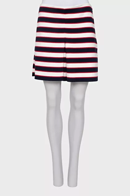 Striped skirt with tag