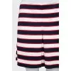 Striped skirt with tag