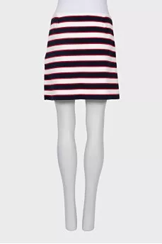 Striped skirt with tag