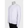 Men's white long sleeve with tag