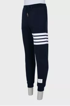 Men's Striped Sweatpants