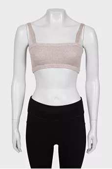 Brown Strappy Top