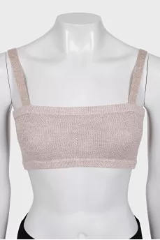 Brown Strappy Top