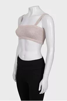 Brown Strappy Top