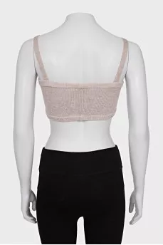 Brown Strappy Top
