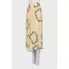 Floral Print Midi Skirt
