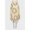 Floral Print Midi Skirt