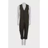 Green jumpsuit with tag