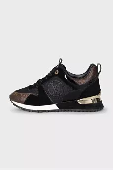 Run Away print sneakers