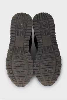 Run Away print sneakers