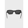 Black wide frame sunglasses