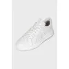 Men's sneakers with woven upper
