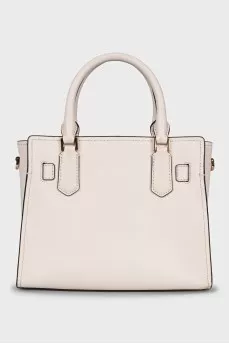 White bag with padlock