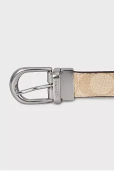Double-sided canvas belt