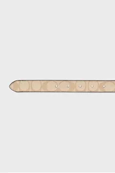 Double-sided canvas belt