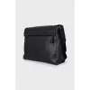 Men's Black Leather Bag