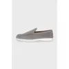 Men's loafers in gray