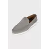 Men's loafers in gray