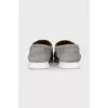 Men's loafers in gray