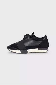 Black Race Runner sneakers