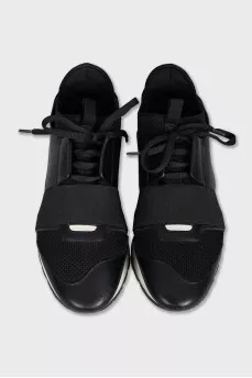 Black Race Runner sneakers