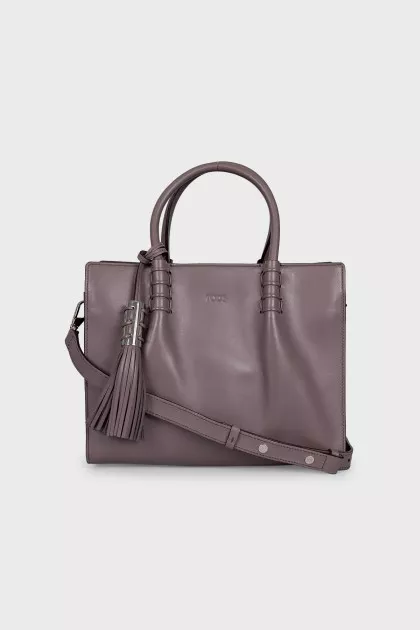 Purple bag with tassel