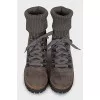 Insulated boots with textile upper
