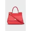 Sicily leather satchel bag