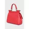 Sicily leather satchel bag