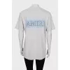 Straight T-shirt with tag