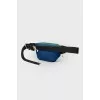 Banank bag is blue-green