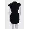 Fitted dress with bows