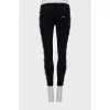 Tapered trousers with lace