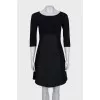 Black dress with 3/4 sleeves