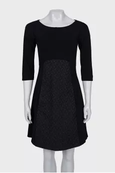Black dress with 3/4 sleeves