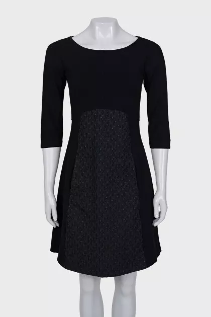 Black dress with 3/4 sleeves