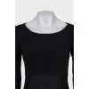 Black dress with 3/4 sleeves