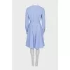 Fitted dress with buttoned waist