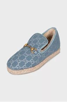 Insulated loafers with signature monogram