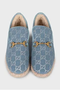 Insulated loafers with signature monogram