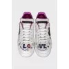 Portofino Sneakers with Embroidery and Sequins