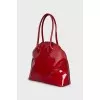 Red patent leather bag