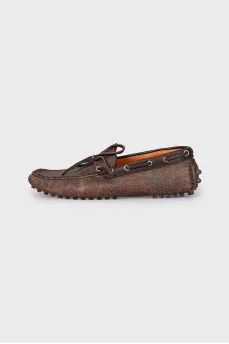 Paisley Print Loafers