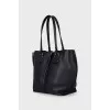 Blue bag with brand logo